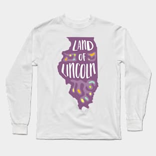 Illinois Land of Lincoln Long Sleeve T-Shirt